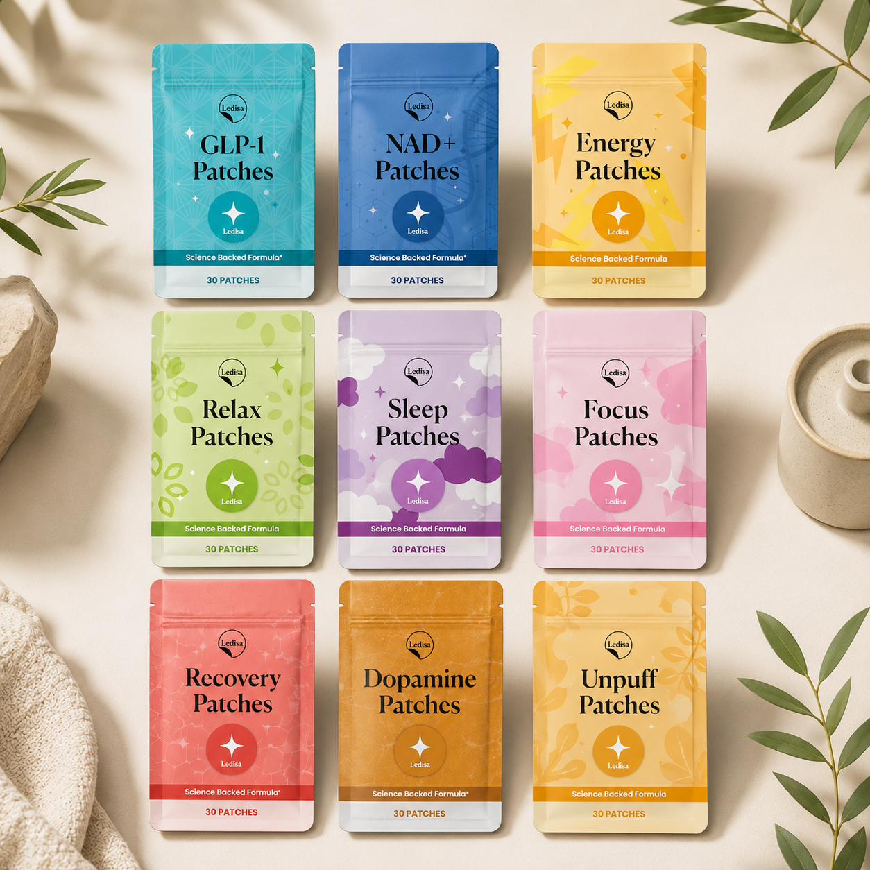 LEDISA DAILY WELLNESS PATCHES